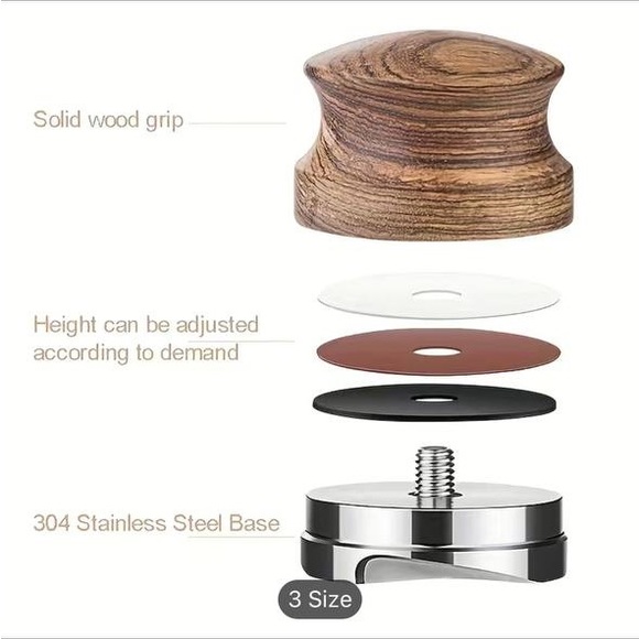 1pc, 304 Stainless Steel Solid Wood Gravity Coffee Powder Press (Brand New)🤩 - Picture 5 of 5